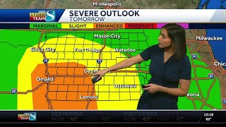 Iowa weather: Winds return Thursday with severe storms possible Friday