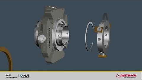 Chesterton 1810 Modular Mechanical Cartridge Seal - simple configuration & installation plant-wide