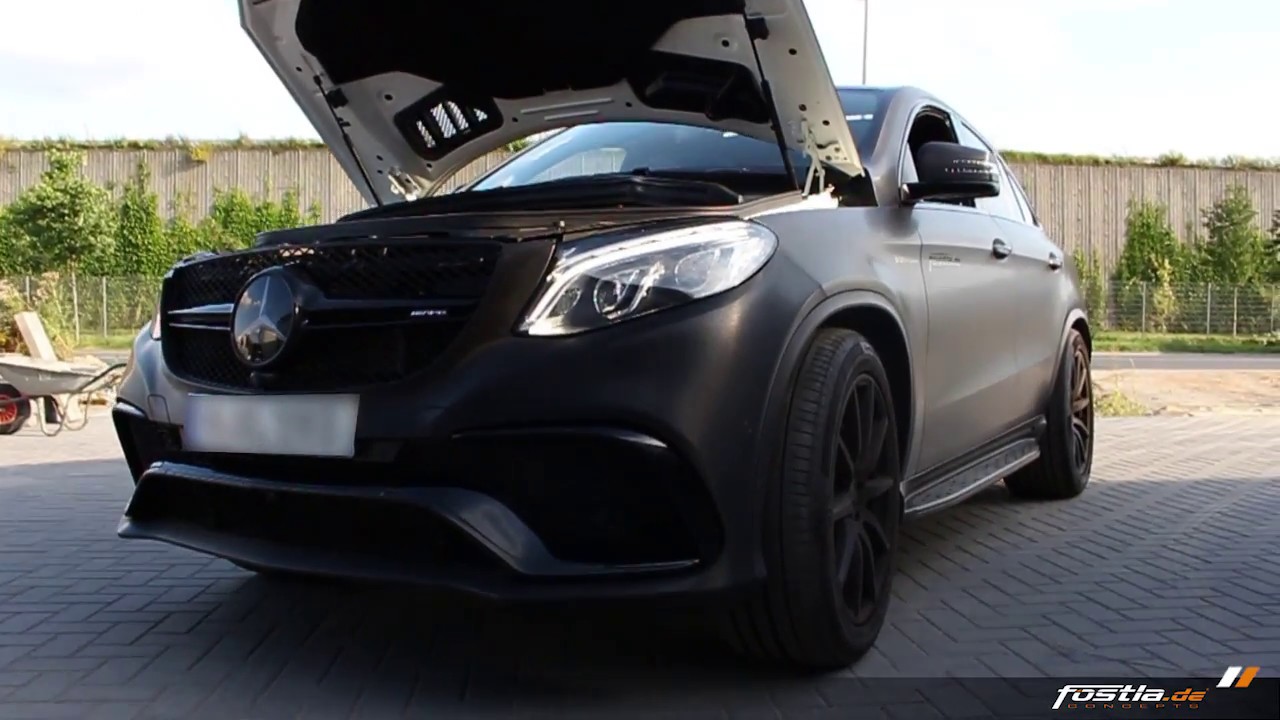 fostla.de - Ein echter Bomber! - GLE 63 AMG Coupe im BLACK BRUSH WRAP