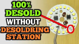 HOW TO DESOLDRING SMD COMPONENTS WITHOUT DESOLDRING STATION || #CK #CREATIVEKOUSTAB #KOUSTAB #SHORTS