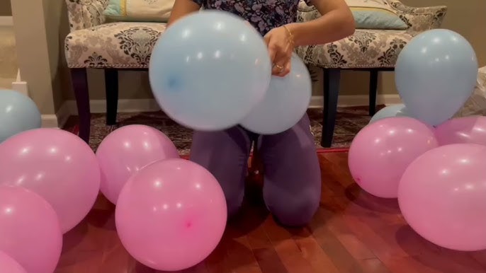 Let's make a super easy balloon garland! We use the fishing line