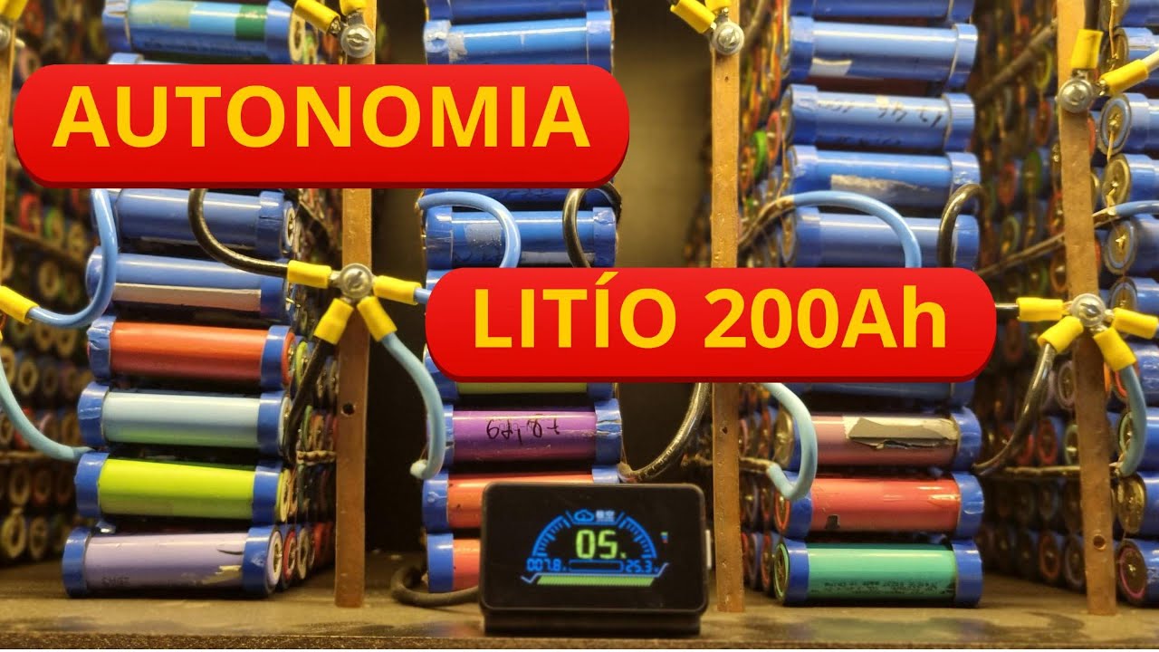 Ar Condicionado na Bateria de Lítio? Teste real de 4 horas (200Ah 24V)