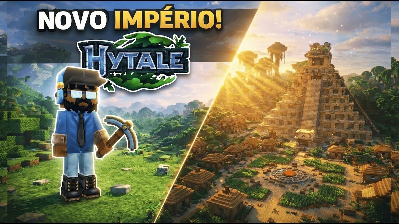 26 Dias: Aventura no Mundo de HYTALE (Gameplay PT-BR)