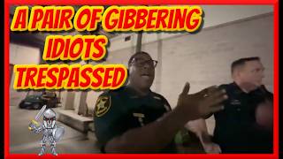 Two Dimbulb Frauditards Breach Security Checkpoint and Get Trespassed