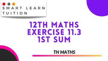 12th Maths Exercise 11.3 1st Sum | Probability Distribution