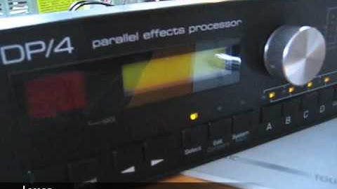 ENSONIQ DP/4 Serial No. DP-15079 - action 3 (Dec 4, 2010)