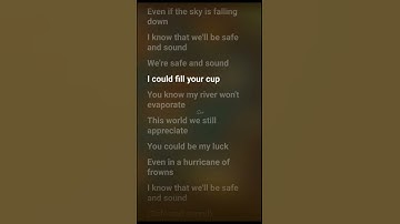Thumbnail of safe and sound (lyrics) - capital cities