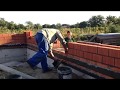 023. Видео-дневник стройки. Кладка стен 2НФ. Первый этаж. Wall cladding 2NF. First floor.