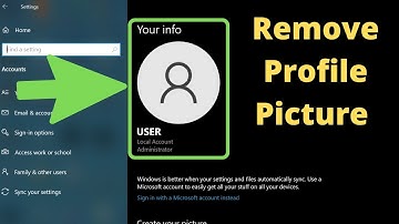 How To Remove Profile Picture On Windows 10|| Delete User Profile Picture On Windows 10
