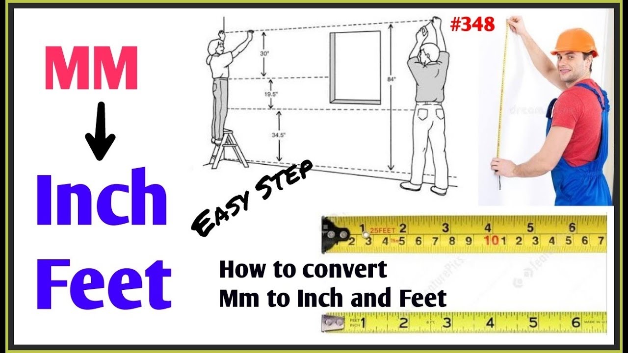 convert Feet and MM to Inch and feet | How to convert mm Convert feet to cm, ...