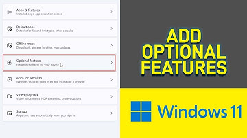 How to Add a Optional Feature in Windows 11 for free