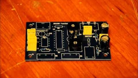 The XR-2206 signal generator kit assembly instructional video - by engineeringshock.com