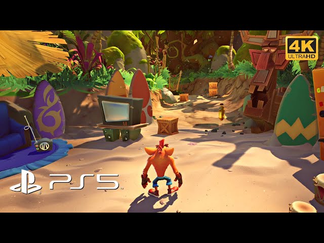 Crash Bandicoot 4: It's About Time - PS5 gameplay (4K) - High quality  stream and download - Gamersyde