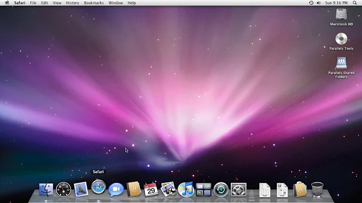 Mac OS X Leopard on Parallels Desktop