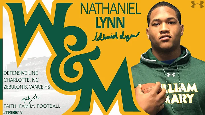 W&M Tribe Football Class of 2019 - Nathaniel Lynn