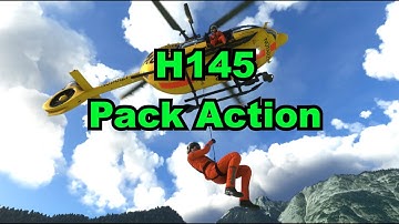 FS2020 / Airbus H145 & pack action / 2k