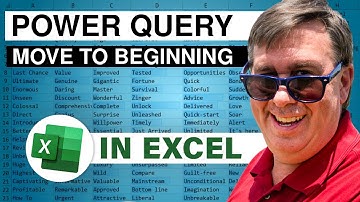 Excel - Easy Power Query Secret: Move a Column To Beginning - Episode 2267