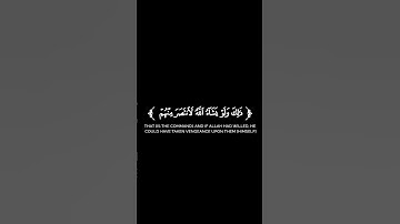 كروما شاشة سوداء قرآن كريم 🌿تلاوة من سورة محمد 🌿القارئ أحمد النفيس 🌿
