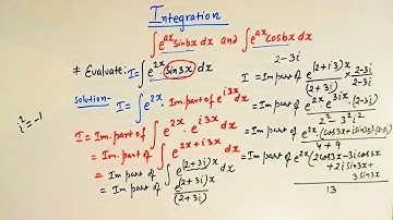 Integral of the product of exponential function and sine function