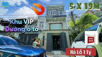 ✈️Xả 1 Tỷ đồng! Chị Lài quyết tâm bán nhà Hóc Môn 5x19m đúc 1 lửng 2 lầu gần chợ chữ S Trần Văn Mười