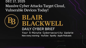 Massive Cyber Attacks Target Cloud, Vulnerable Devices Today!