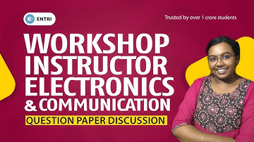 Workshop Instructor Electronics Question Paper Discussion