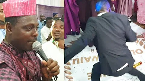 Funny! Kunle Afod Organize Dancing Competition For Bride's Maid &Groom's Men At His Brother Wedding