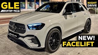 2024 MERCEDES GLE AMG SUV NEW FACELIFT! BETTER Than BMW X5?! NIGHT POV DRIVE Review