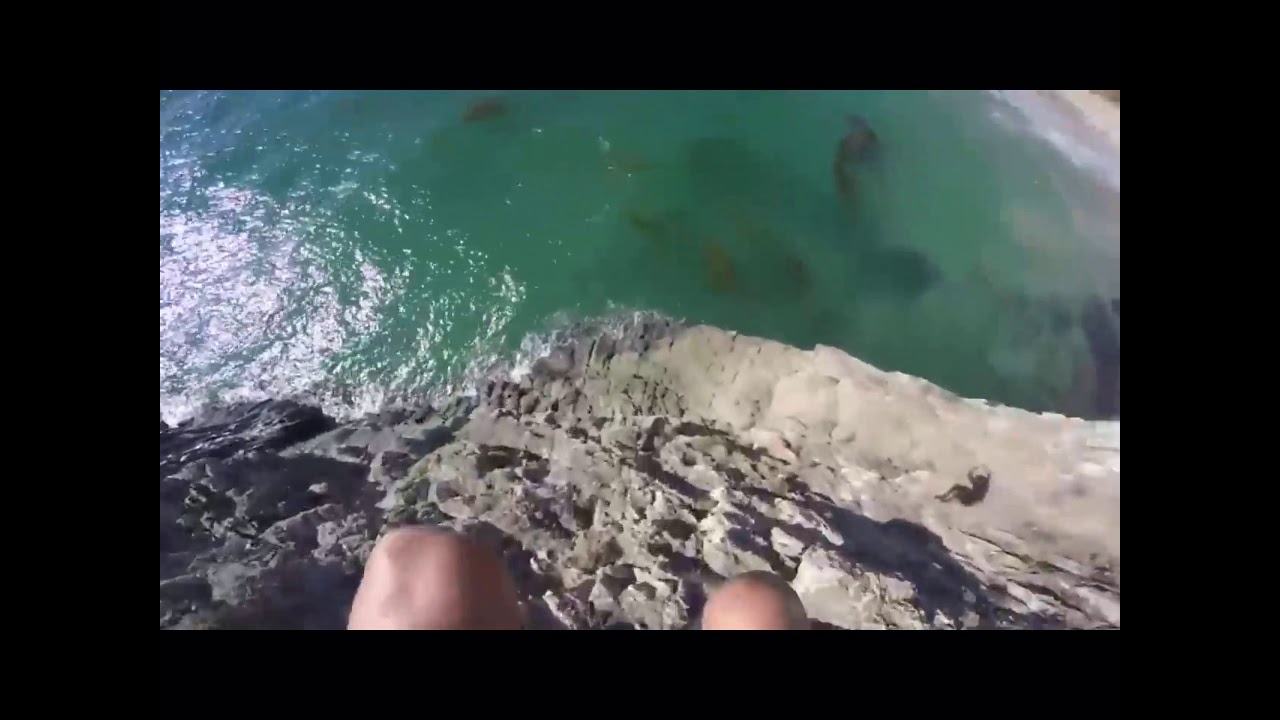 Person jumps off a cliff (Shot on iPhone meme) YouTube