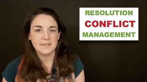 The Difference Between Conflict Management and Conflict Resolution