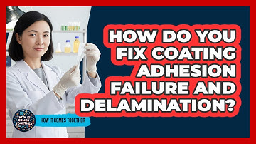 How Do You Fix Coating Adhesion Failure And Delamination? - How It Comes Together
