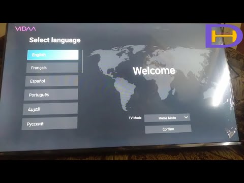 2️⃣ برمجة شاشة تليفزيون توشيبا 43 بوصة سمارت VIDAA موديل 43V35KV اول مرة على التشغيل