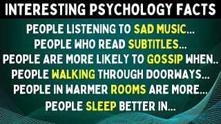 Amazing Psychological Facts About Human Behaviour