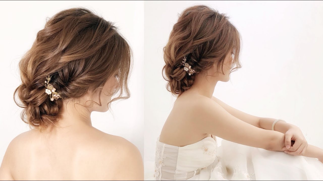 ［新娘髮型］空氣輕柔質感4股辮 新娘好感度滿載Romantic Wedding Hairstyles For Long Hair