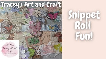 How to make a snippet roll - easy and both sew and non sew
