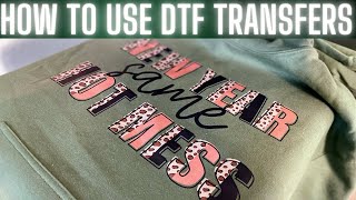 HOW TO USE DTF TRANSFERS screenshot 4