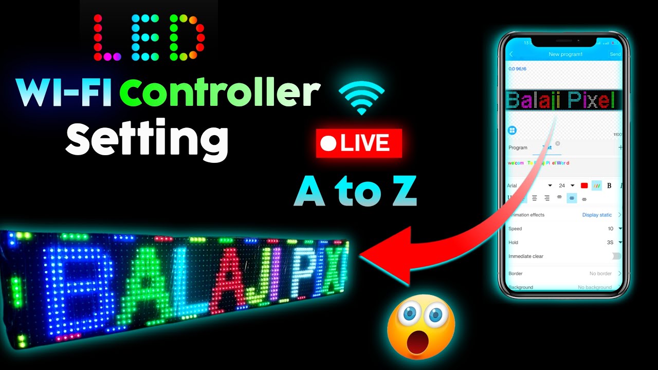 Led Art Ios LED Wi-Fi | Led Art App Mobile Phone Programing | Led art app tutorial ...