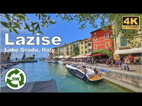 Lazise, Lake Garda - Italy's Most Wonderful Town Walking Tour | June 2022 | With Captions (4K 60fps)
