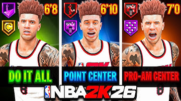 THE TOP 3 CENTER BUILDS IN NBA 2K26!