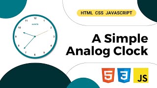 Creating a Basic Analog Clock with HTML, CSS, and JavaScript screenshot 5