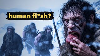 What did humans eat to survive the freezing dead cold — 10,000 BCE