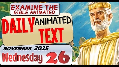 JW DAILY ANIMATED TEXT 🔵OUR GLORIOUS HOPE ✅ EXAMINE THE BIBLE ANIMATED