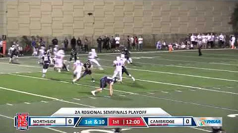 Cambridge #2 Jaylin Jackson 90 yard kick return TD