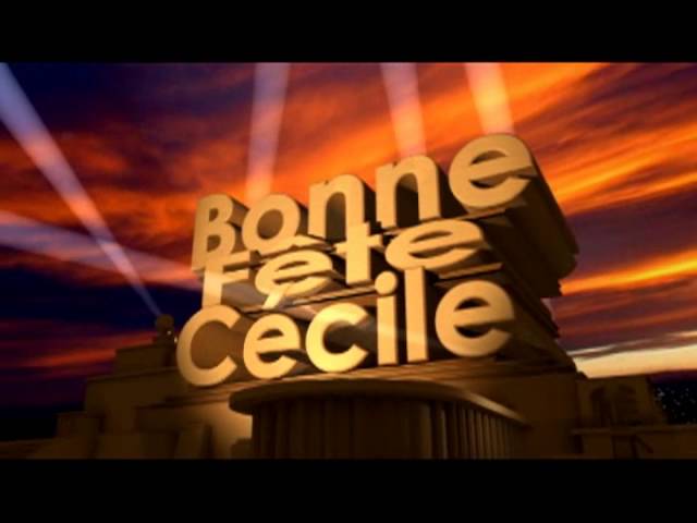 Bonne Fete Cecile Youtube