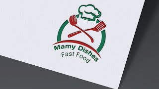How to Design a 3D Food Logo on Mobile | PixelLab Tutorial