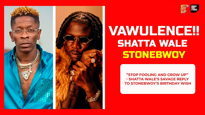 Vawulence…Shatta Wale’s reply to Stonebwoy’s Birthday wish  😭😭😭😭😭