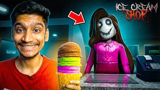 I Worked At A SCARY ICE CREAM SHOP at 3am... 😱 [HORROR] screenshot 4