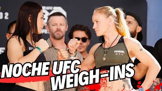 Noche UFC Ceremonial Weigh-Ins: Alexa Grasso vs Valentina Shevchenko