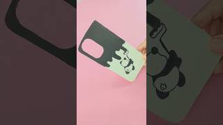 DIY phone cover 🐼🫶 #diy #craft #shorts #phonecover #ideas #shortfeed #cute