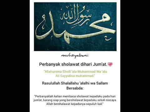 Perbanyak Sholawat Dihari Jumat